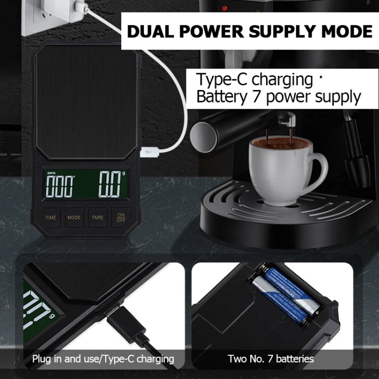 Battery Model 1kg/0.1g Portable Toolbox Digital Scale Jewelry Weighing Tool with Timing - Jewelry Scales by PMC Jewellery | Online Shopping South Africa | PMC Jewellery | Buy Now Pay Later Mobicred