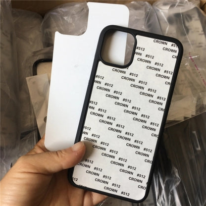 For iPhone 15 Pro 10PCS 2D Blank Sublimation Phone Case(Black) - iPhone 15 Pro Cases by PMC Jewellery | Online Shopping South Africa | PMC Jewellery