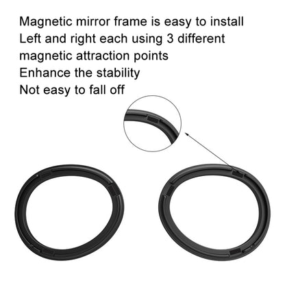 For Apple Vision Pro Magnetic Frame VR Glasses Smart Accessories, Style: 1.56 Refractive Index Frame+200 Degree Lens - VR Accessories by PMC Jewellery | Online Shopping South Africa | PMC Jewellery | Buy Now Pay Later Mobicred