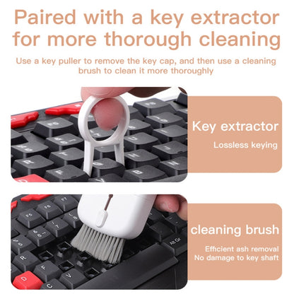 Q10S 10-in-1 Multifunctional Computer Phone Keyboard Cleaning Kit(White Orange without Liquid) - Other Accessories by PMC Jewellery | Online Shopping South Africa | PMC Jewellery | Buy Now Pay Later Mobicred