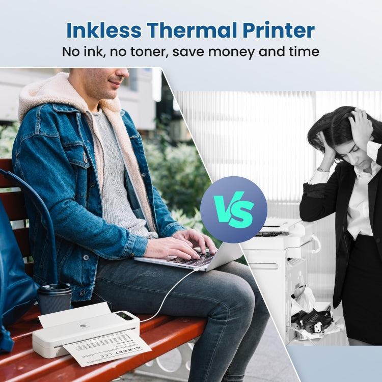Phomemo M835  Wireless Bluetooth Thermal Printer Support Multi-Size Thermal Paper - free shipping - PMC TechLife - Order now!