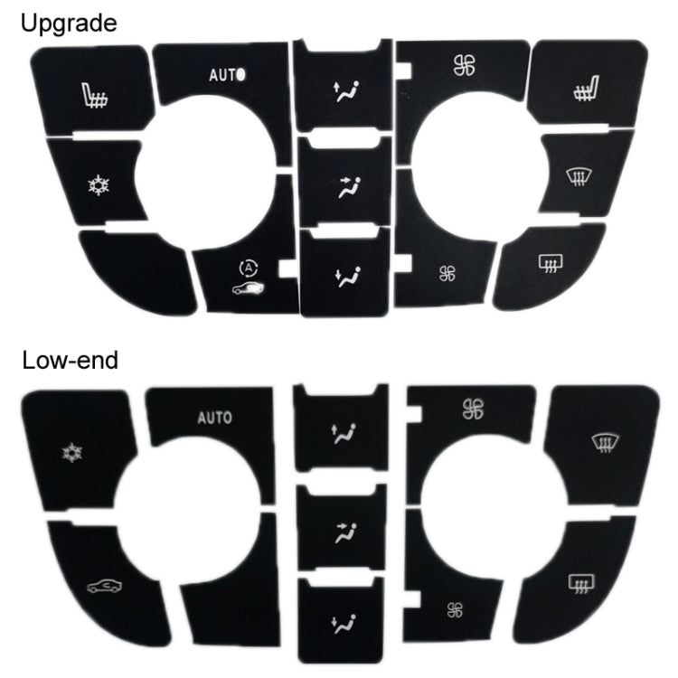 For Buick Excelle GT/XT Air Conditioning Central Control Button Repair Sticker(Low-end) - Decorative Sticker by PMC Jewellery | Online Shopping South Africa | PMC Jewellery | Buy Now Pay Later Mobicred