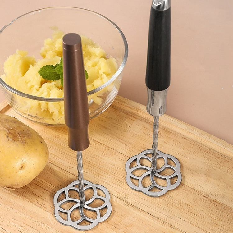 Aluminum Handle 316L Stainless Steel Potato Masher Thickened Taro Mashing Gadgets - Stirrer & Squeezer by PMC Jewellery | Online Shopping South Africa | PMC Jewellery | Buy Now Pay Later Mobicred