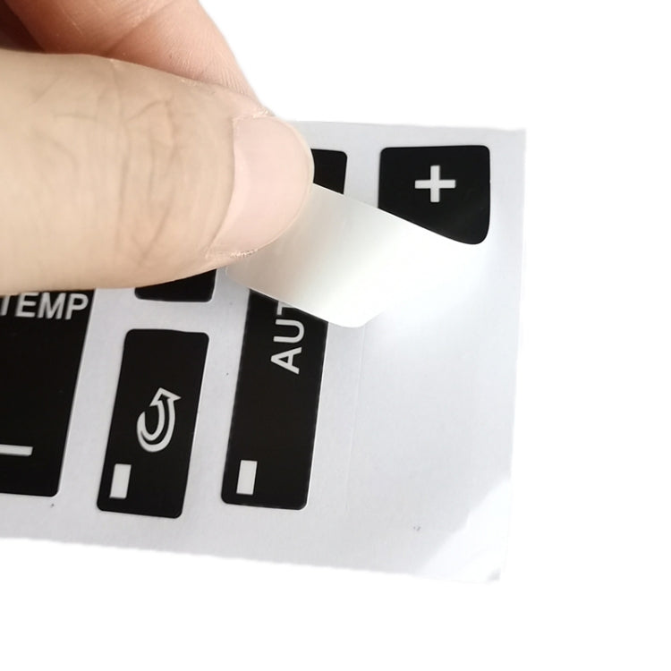 2pcs For Audi A2/A3/A8L Car Air Conditioning Control Switch Repair Sticker - Decorative Sticker by PMC TechLife | Online Shopping South Africa | PMC TechLife