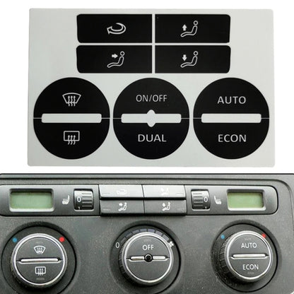 For Volkswagen GOLF MK5/Passat Air Conditioning Central Control Button Repair Patch - Decorative Sticker by PMC Jewellery | Online Shopping South Africa | PMC Jewellery