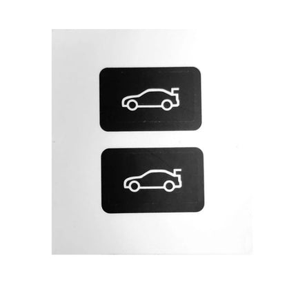 2pcs For BMW 3/5/7 Series Car Trunk Switch Repair Sticker - Decorative Sticker by PMC Jewellery | Online Shopping South Africa | PMC Jewellery | Buy Now Pay Later Mobicred