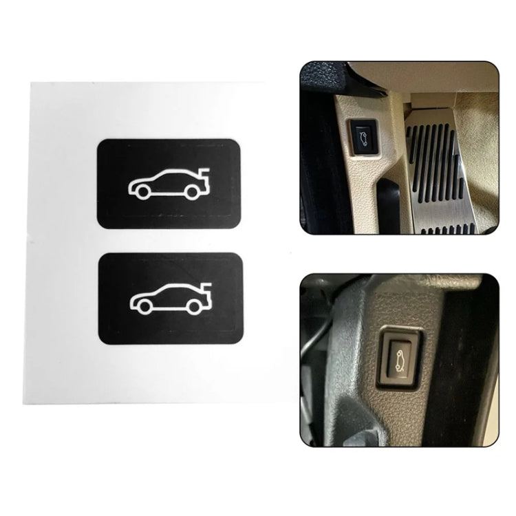 2pcs For BMW 3/5/7 Series Car Trunk Switch Repair Sticker - Decorative Sticker by PMC Jewellery | Online Shopping South Africa | PMC Jewellery | Buy Now Pay Later Mobicred