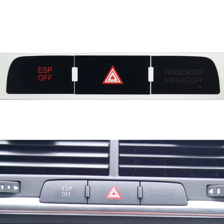 For Audi Q7 Emergency/Double Flash Button Repair Sticker - Decorative Sticker by PMC Jewellery | Online Shopping South Africa | PMC Jewellery | Buy Now Pay Later Mobicred