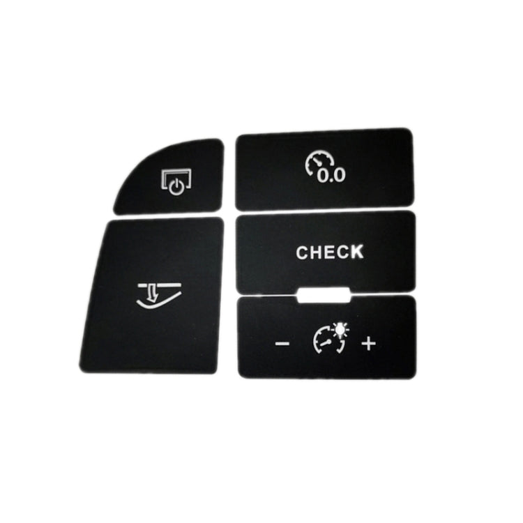 For Audi A6/A6L 2005-2011 Central Control Button Repair Sticker(For Right Driving) - Decorative Sticker by PMC TechLife | Online Shopping South Africa | PMC TechLife | Buy Now Pay Later Mobicred