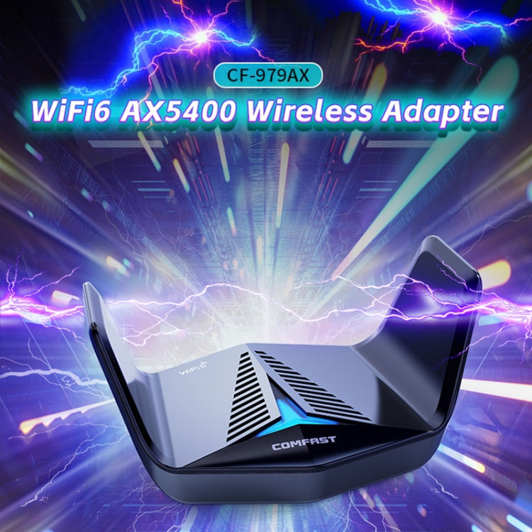 COMFAST CF-979AX WiFi6 5374Mbps USB-C / Type-C Wireless Network Card WiFi Receiver - USB Network Adapter by COMFAST | Online Shopping South Africa | PMC Jewellery | Buy Now Pay Later Mobicred