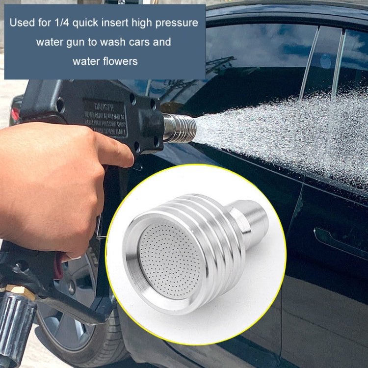 High-pressure Car Wash 1/4 Fast Insert Water Lance Stainless Steel Sprinkler Anti-splash, Specification: 0.4mm Hole - Car Washer & Accessories by PMC Jewellery | Online Shopping South Africa | PMC Jewellery