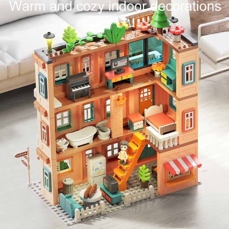 690pcs /Box Children Household Large Pellet Building Blocks Villa Castle Assembly Toys - Pretend Play Toys by PMC Jewellery | Online Shopping South Africa | PMC Jewellery | Buy Now Pay Later Mobicred