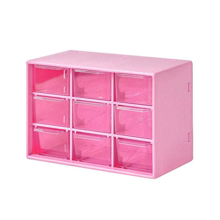 Transparent Desktop Small Objects Compartment Drawer Organizer Hair Accessories Storage Case, Color: 9 Grids Rose - free shipping - PMc TechLife - Order now!