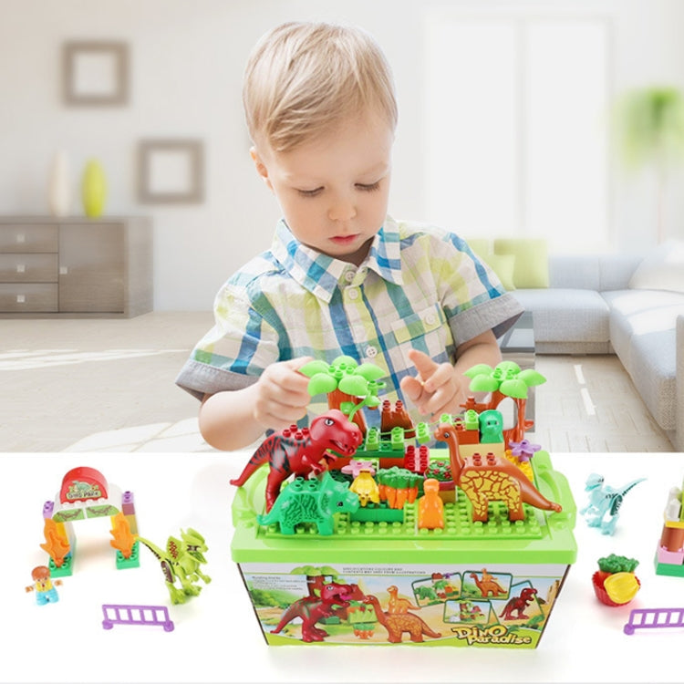 A16 39pcs /Box Children Dinosaur Building Block Paradise Large Particle Assembly Household Toys - Building Blocks by PMC Jewellery | Online Shopping South Africa | PMC Jewellery | Buy Now Pay Later Mobicred