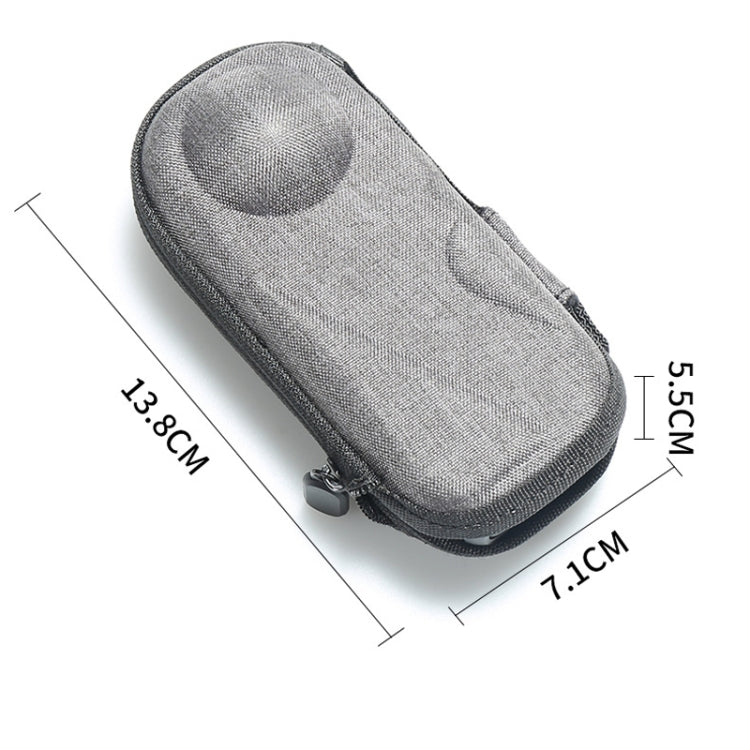 For Insta360 X4 Mini Storage Bag Lightweight Waterproof Body Box(Light Gray) - Case & Bags by PMC Jewellery | Online Shopping South Africa | PMC Jewellery