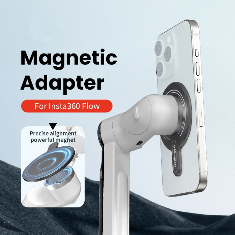 For Insta360 Flow aMagisn Gimbal Magnetic Adapter MagSafe Sports Camera Accessories - Others by aMagisn | Online Shopping South Africa | PMC Jewellery