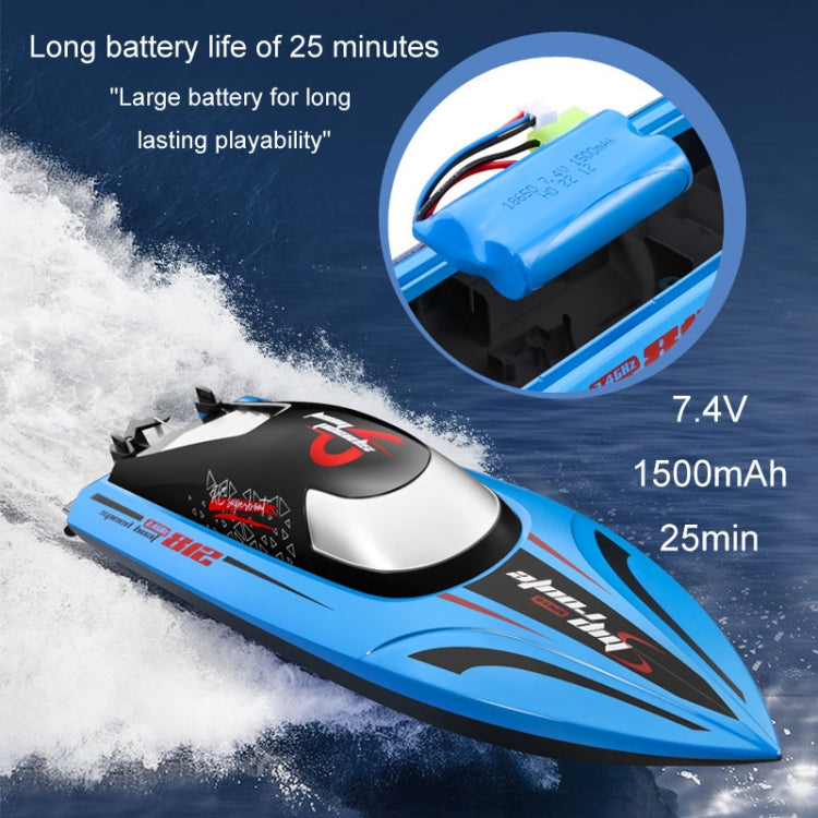 812 High-Speed RC Boat Large Horsepower Speedboat Long Endurance Waterproof Boys Water Toy Dual Batteries(Blue) - RC Boats by PMC Jewellery | Online Shopping South Africa | PMC Jewellery | Buy Now Pay Later Mobicred