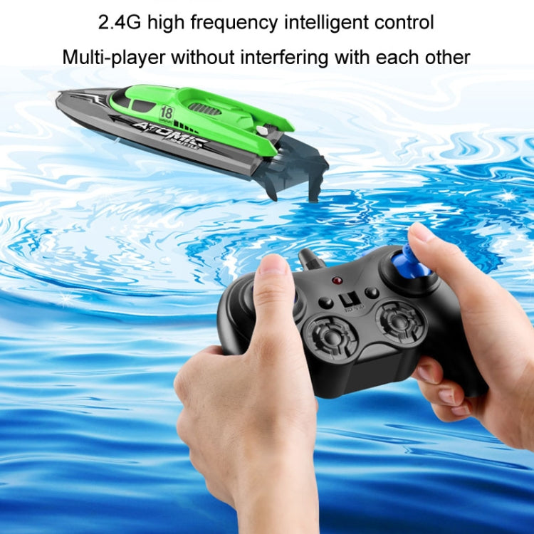 EB02 2.4G Wireless RC Boat Circulating Water-Cooled High-Speed Speedboat Racing Boat Model Toy(Orange) - RC Boats by PMC Jewellery | Online Shopping South Africa | PMC Jewellery | Buy Now Pay Later Mobicred