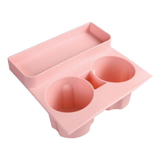 For Tesla Model3/Y Central Water Cup Limiter Silicone Coaster(Pink) - Car Drink Holders by PMC Jewellery | Online Shopping South Africa | PMC Jewellery | Buy Now Pay Later Mobicred