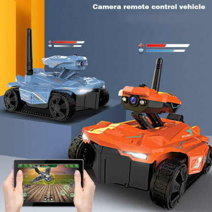 Tank Car Toys 720P HD Camera RC Car With Real-time Surveillance With Remote Controller(Blue) - RC Cars by PMC Jewellery | Online Shopping South Africa | PMC Jewellery | Buy Now Pay Later Mobicred