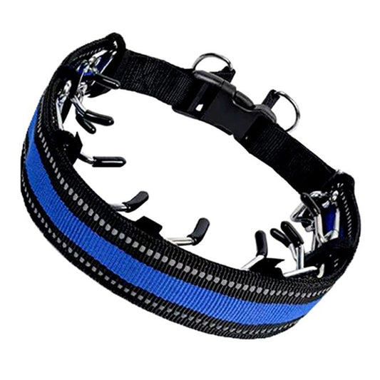 Pet Training Stimulating Chain Collar Anti-Burst Punch Dog Corral, Size: XL(Blue) - Collars by PMC Jewellery | Online Shopping South Africa | PMC Jewellery | Buy Now Pay Later Mobicred