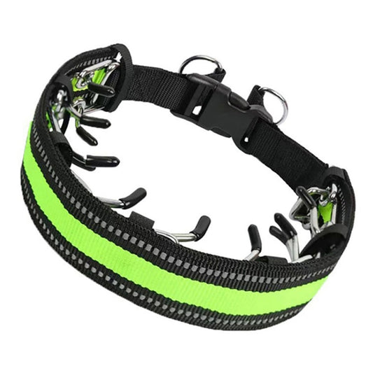 Pet Training Stimulating Chain Collar Anti-Burst Punch Dog Corral, Size: XL(Grass Green) - Collars by PMC Jewellery | Online Shopping South Africa | PMC Jewellery | Buy Now Pay Later Mobicred