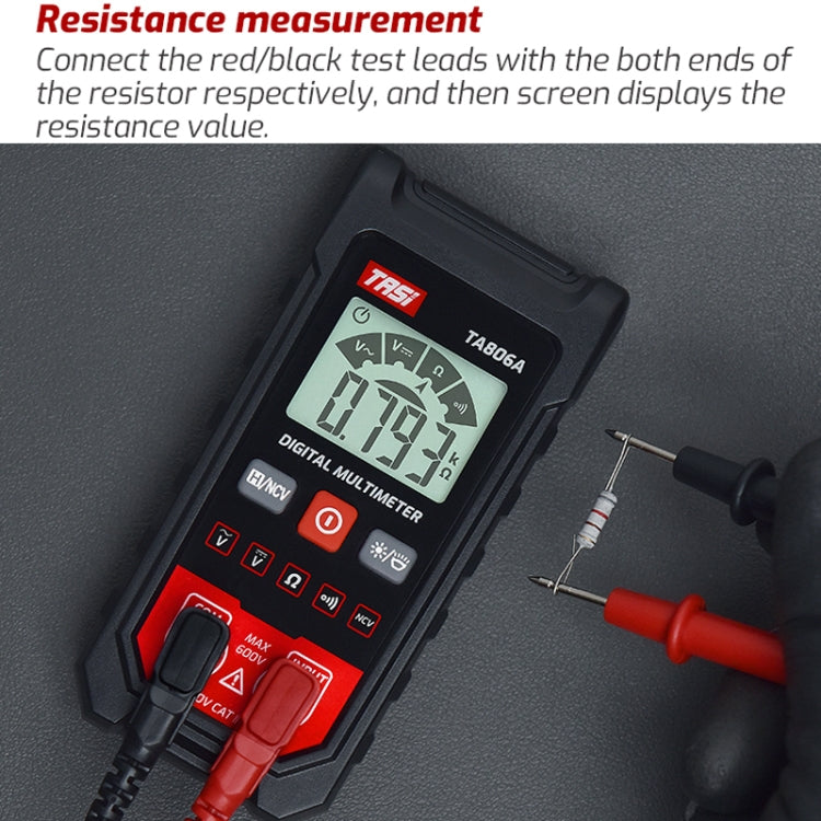 TASI TA806A Fully Automatic Universal Table Home Portable Automatic Recognition Universal Table - Current & Voltage Tester by TASI | Online Shopping South Africa | PMC TechLife | Buy Now Pay Later Mobicred