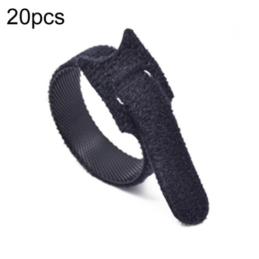 20pcs Nylon Fixed Packing Tying Strap Data Cable Storage Bundle, Model: 10 x 100mm Black - Cable Organizer by PMC Jewellery | Online Shopping South Africa | PMC Jewellery | Buy Now Pay Later Mobicred