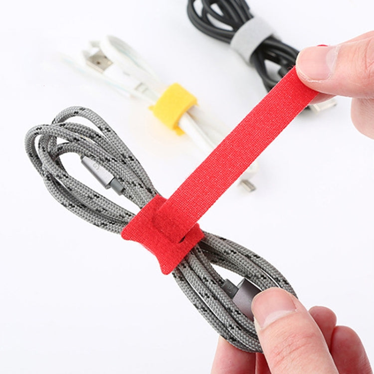 20pcs Nylon Fixed Packing Tying Strap Data Cable Storage Bundle, Model: 12 x 250mm Red - Cable Organizer by PMC Jewellery | Online Shopping South Africa | PMC Jewellery | Buy Now Pay Later Mobicred