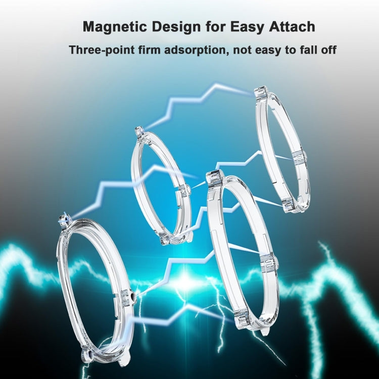 For Meta Quest 3 VR Magnetic Eyeglasses Frame, Spec: L&R Frame Transparent - VR Accessories by PMC TechLife | Online Shopping South Africa | PMC TechLife | Buy Now Pay Later Mobicred
