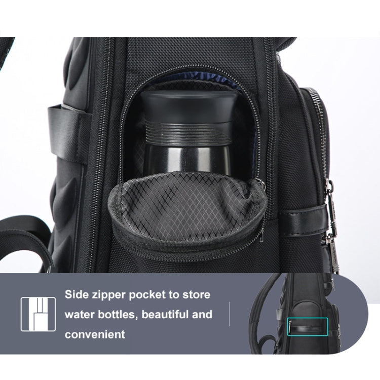 Bopai 61-121601 Large Capacity Waterproof Business Laptop Backpack With USB+Type-C Port(Blue) - Backpack by Bopai | Online Shopping South Africa | PMC Jewellery | Buy Now Pay Later Mobicred