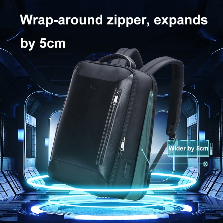 Bopai 61-19011 Large Capacity Waterproof Travel Laptop Backpack With USB+Type-C Port(Black) - Backpack by Bopai | Online Shopping South Africa | PMC Jewellery | Buy Now Pay Later Mobicred