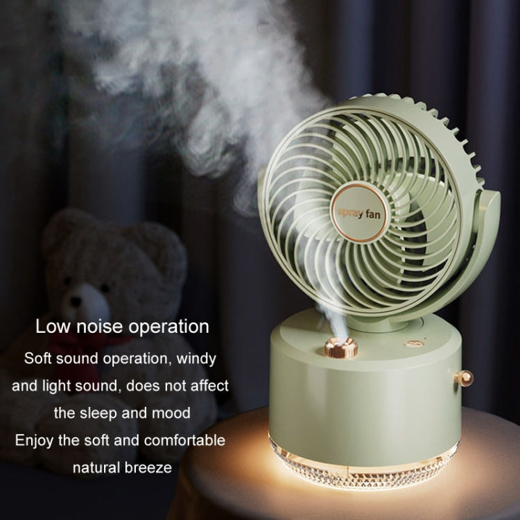 USB Charging Cooler Air Conditioning Fan Desktop Cooling Fan Swing Humidifier(Beige) - Electric Fans by PMC Jewellery | Online Shopping South Africa | PMC Jewellery | Buy Now Pay Later Mobicred