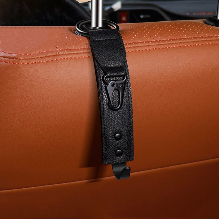 Car Seat Back Multifunctional Storage Metal Hook(Black) - Auto Fastener & Clips by PMC Jewellery | Online Shopping South Africa | PMC Jewellery | Buy Now Pay Later Mobicred