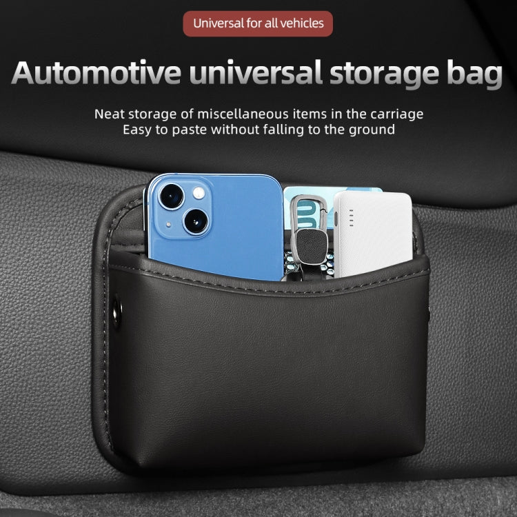 Adhesive Multifunctional Storage Bag for Car Center Console(Red) - Stowing Tidying by PMC Jewellery | Online Shopping South Africa | PMC Jewellery | Buy Now Pay Later Mobicred