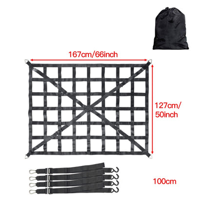 167x127cm Truck Bed Cargo Net Pickup Bed Netting Strap - Stowing Tidying by PMC Jewellery | Online Shopping South Africa | PMC Jewellery | Buy Now Pay Later Mobicred