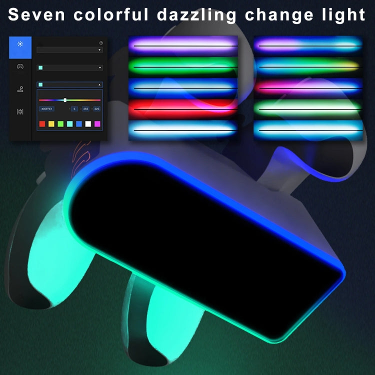 For PS5 Handle Charger Colorful Grip Double Fast Charging LED Lamp Seat Charger - Charger & Power by PMC Jewellery | Online Shopping South Africa | PMC Jewellery | Buy Now Pay Later Mobicred