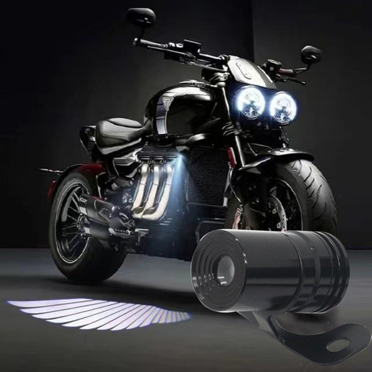 1pair Motorcycle Angel Wings Welcome Light LED Chassis Modified Wings Projector Light(Red) - Decorative Lights by PMC Jewellery | Online Shopping South Africa | PMC Jewellery | Buy Now Pay Later Mobicred