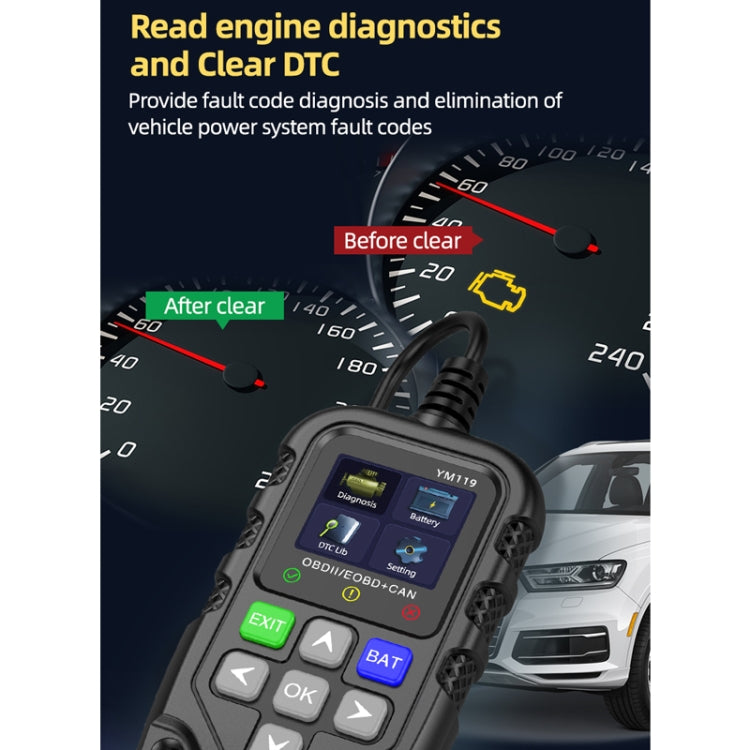 Car Engine Fault Error Code Detection Battery Detector - Electronic Test by PMC Jewellery | Online Shopping South Africa | PMC Jewellery | Buy Now Pay Later Mobicred