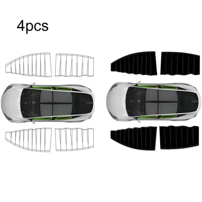 For Tesla Model Y 4pcs White Car Side Window Privacy Sun Protection Curtain - Window Foils & Solar Protection by PMC Jewellery | Online Shopping South Africa | PMC Jewellery | Buy Now Pay Later Mobicred