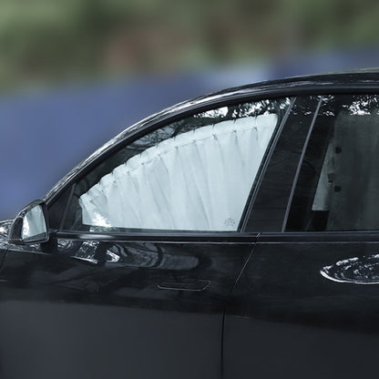 For Tesla Model 3 4pcs Black Car Side Window Privacy Sun Protection Curtain - Window Foils & Solar Protection by PMC Jewellery | Online Shopping South Africa | PMC Jewellery | Buy Now Pay Later Mobicred