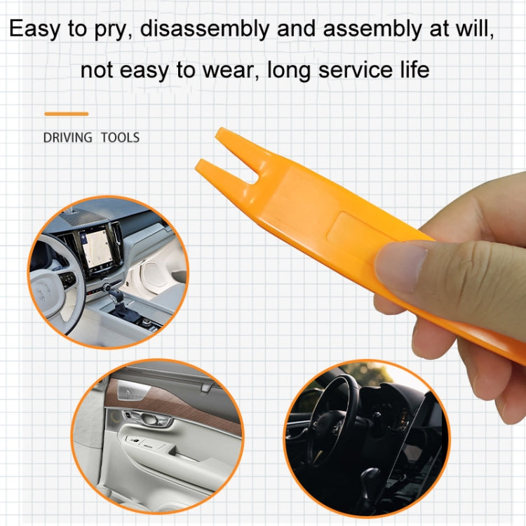 10pcs Driving Recorder Hidden Wire Car Audio Disassembly Assembly Tool, Color: Orange - Hand Tool Sets by PMC Jewellery | Online Shopping South Africa | PMC Jewellery | Buy Now Pay Later Mobicred