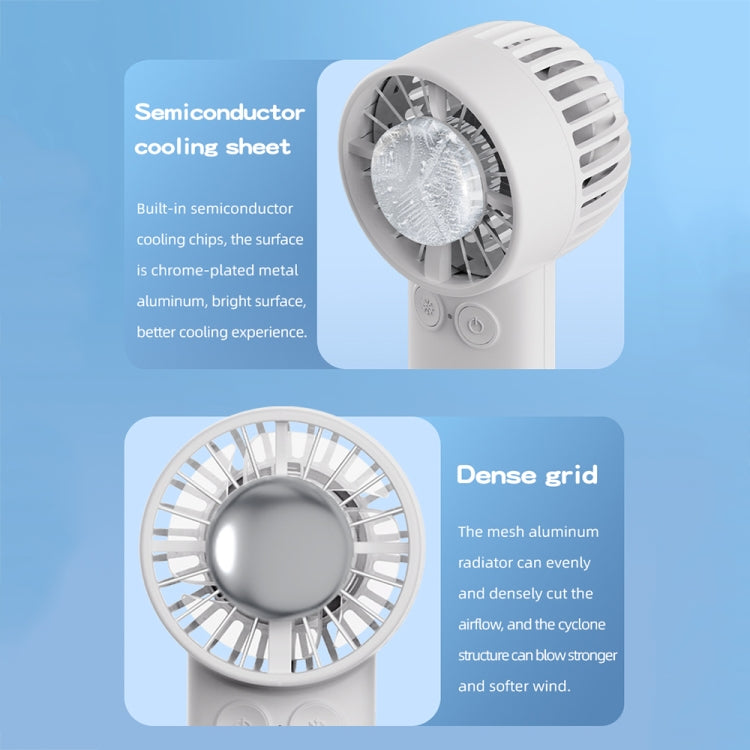 Outdoor Handheld Ice Air Conditioning Fan Astronaut Night Light Semiconductor Cooling Fan(Light Blue) - Electric Fans by PMC Jewellery | Online Shopping South Africa | PMC Jewellery | Buy Now Pay Later Mobicred