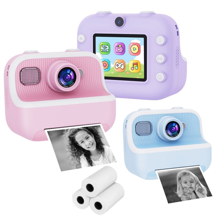 M8 2.4-Inch 1080P HD 2400W Pixel Dual-Camera Children Thermal Printing Camera, Color: Purple - Children Cameras by PMC Jewellery | Online Shopping South Africa | PMC Jewellery | Buy Now Pay Later Mobicred