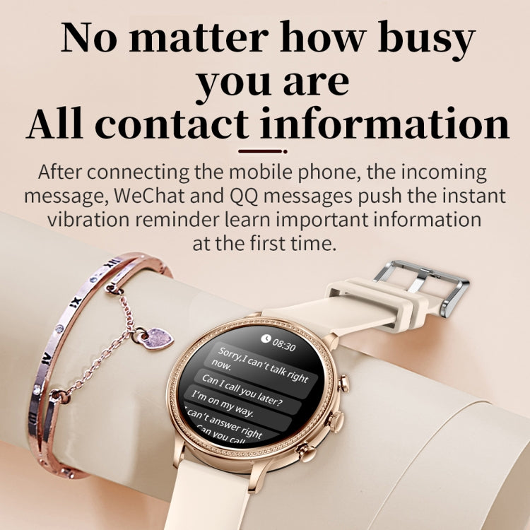 V60 1.39 Inch Health Monitoring Multifunctional Waterproof Bluetooth Call Smart Watch, Color: Gold - Smart Watches by PMC Jewellery | Online Shopping South Africa | PMC Jewellery | Buy Now Pay Later Mobicred