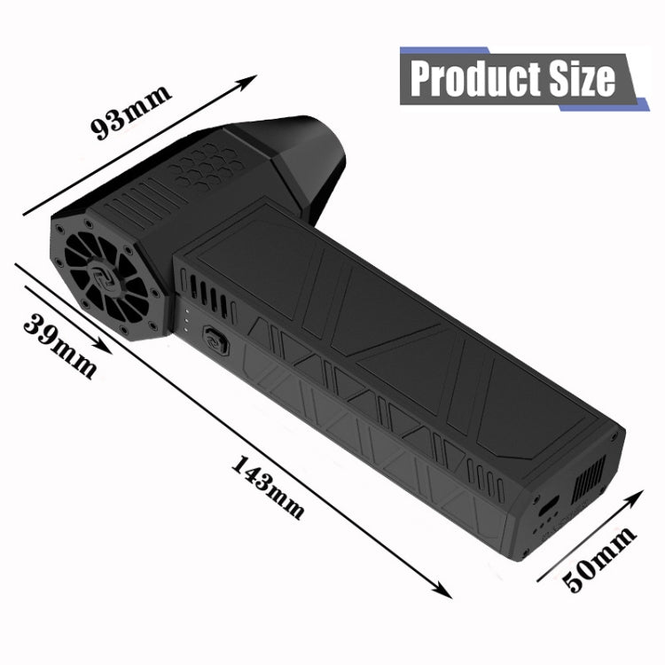 130000R PM52+M/S Brushless Motor Industrial Dust Blowing Turbo Fan(Black) - Car washing supplies by PMC TechLife | Online Shopping South Africa | PMC TechLife | Buy Now Pay Later Mobicred