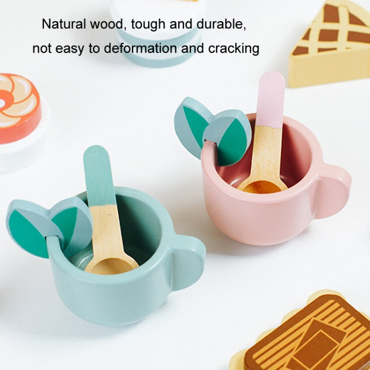 KABI Children Simulation Wooden Pretend Play Toy Kindergarten Parent-Child Interactive Toy, Style: Tea Set - Pretend Play Toys by KABI | Online Shopping South Africa | PMC Jewellery | Buy Now Pay Later Mobicred