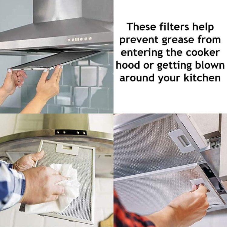 For Poweka Bosch Range Hood Filter Replacement Parts 310 x 250 x 9mm - Range Hood Parts by PMC TechLife | Online Shopping South Africa | PMC TechLife | Buy Now Pay Later Mobicred
