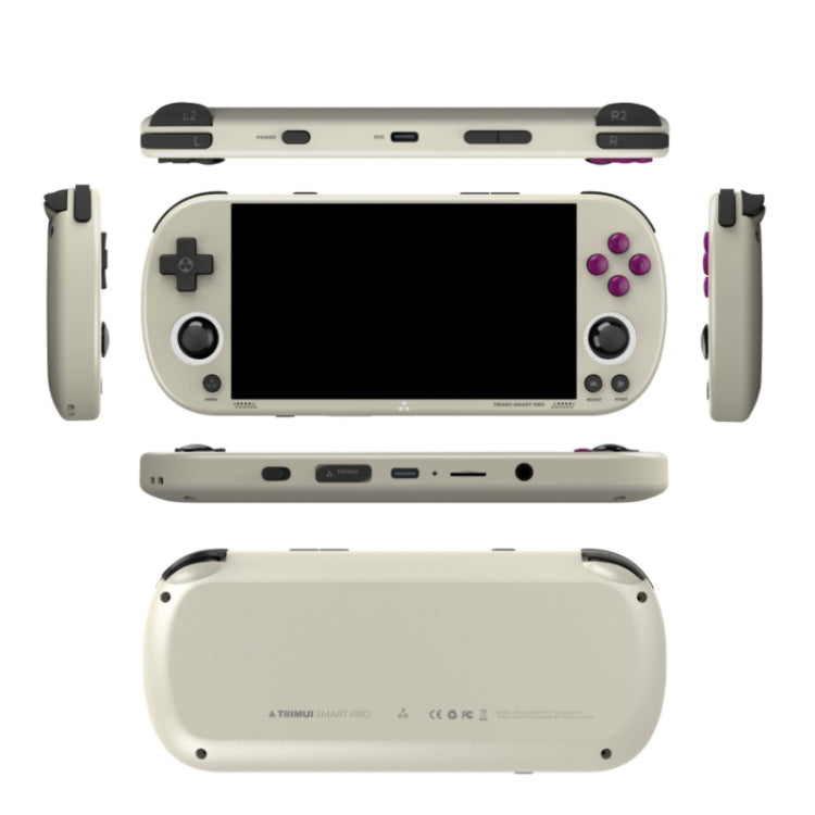 Trimui Smart Pro 4.96 Inch IPS Screen Handheld Game Console Open Source Linux System 64G(Grey) - free shipping - PMC Jewellery - Order now!