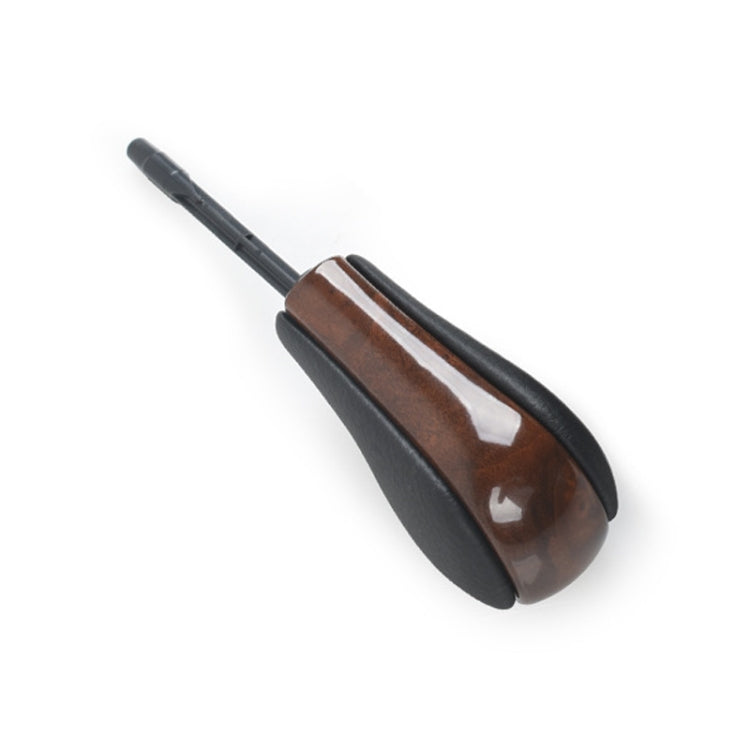 For BMW E Chassis Gear Lever Head, Universal For Left And Right Driving, Style: 3/5/7 Series X3 Z3 X6 Round Head Walnut - Shift Knob by PMC Jewellery | Online Shopping South Africa | PMC Jewellery | Buy Now Pay Later Mobicred